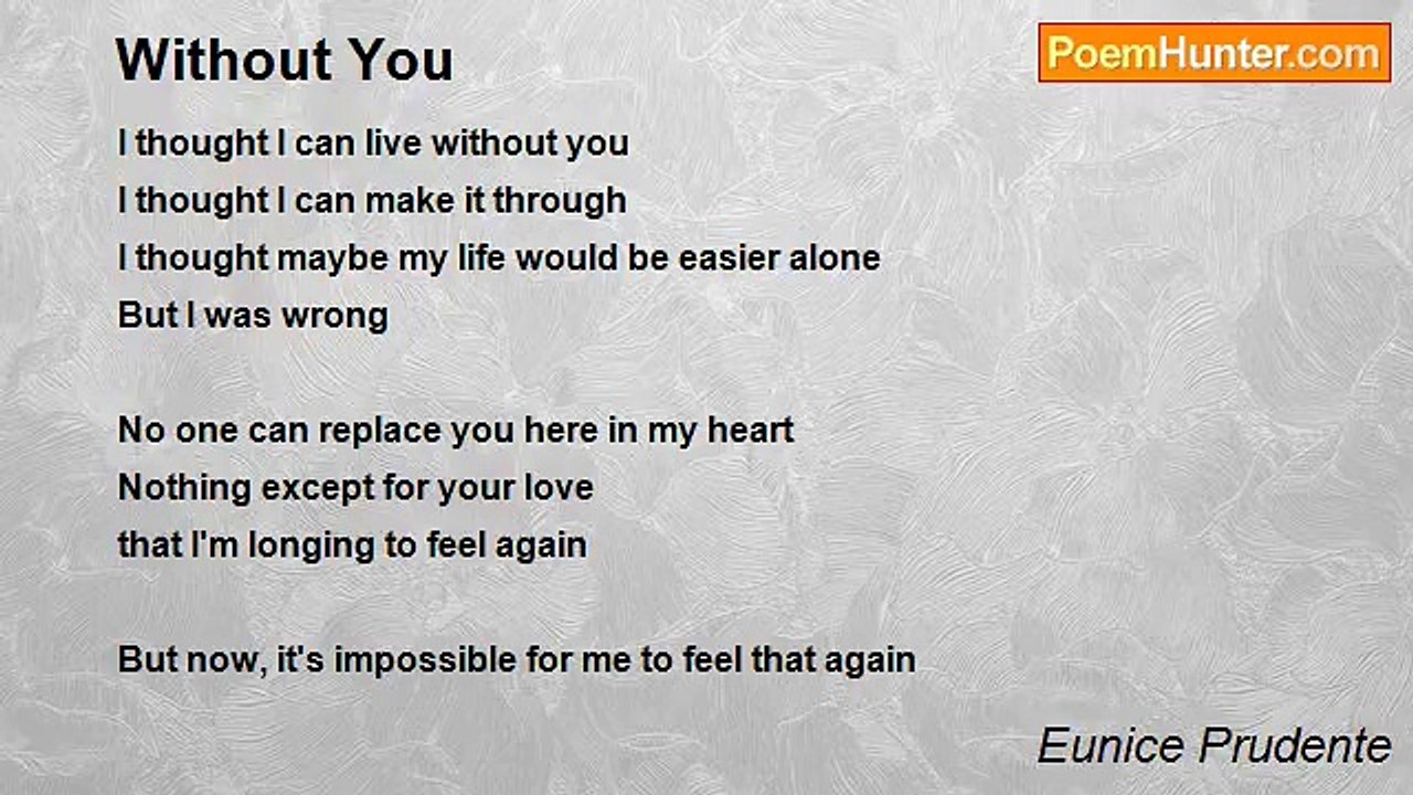 Eunice Prudente - Without You