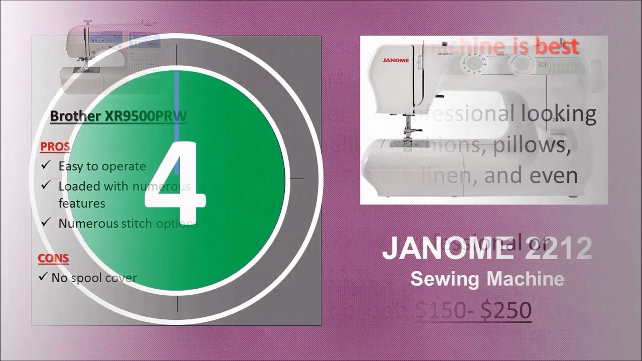 5 Best Sewing Machine and Reviews from Sewing Professionals