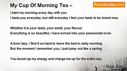 Raja Basu - My Cup Of Morning Tea –