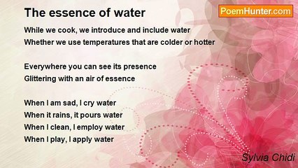 Sylvia Chidi - The essence of water