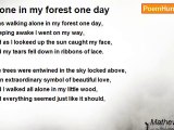 Mathew Lewis - Alone in my forest one day