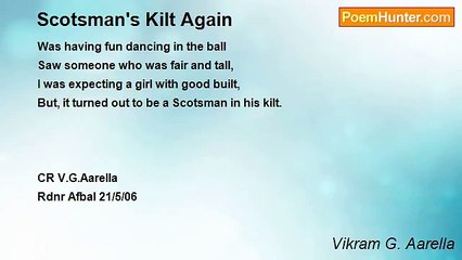 Vikram G. Aarella - Scotsman's Kilt Again