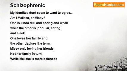 Melissa Ferrer - Schizophrenic