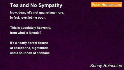 Sonny Rainshine - Tea and No Sympathy
