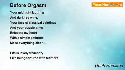 Uriah Hamilton - Before Orgasm
