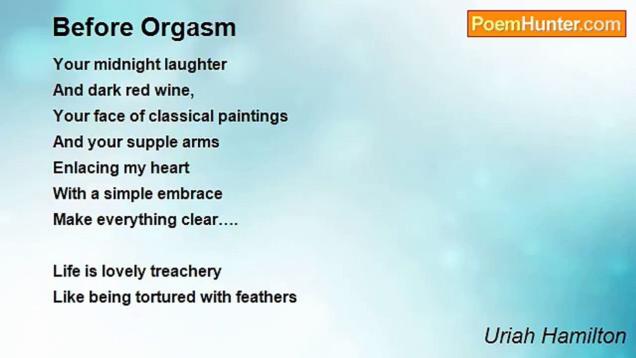 Uriah Hamilton - Before Orgasm