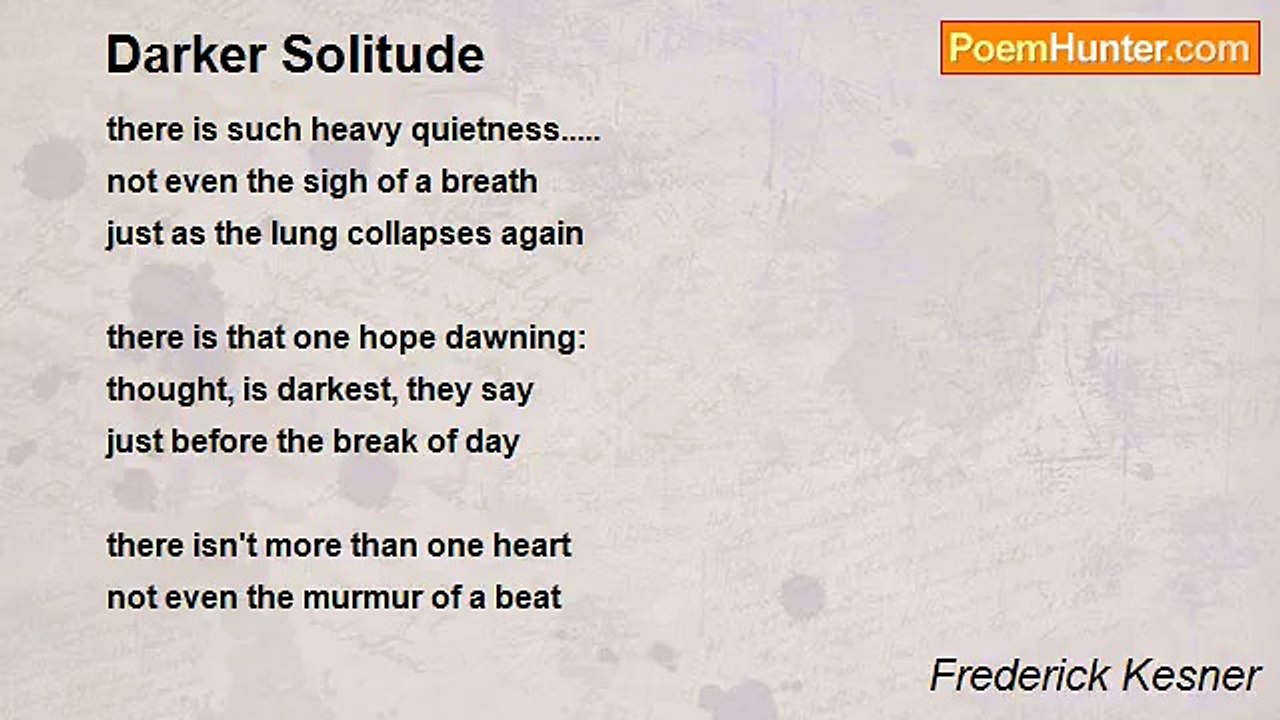 Frederick Kesner - Darker Solitude