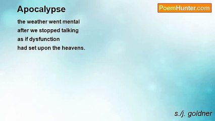s./j. goldner - Apocalypse