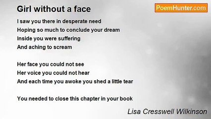 Lisa Cresswell Wilkinson - Girl without a face