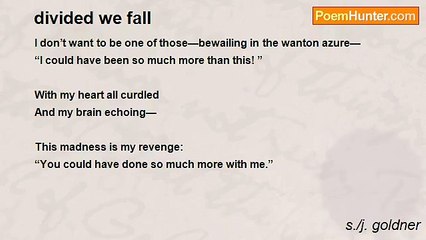 s./j. goldner - divided we fall