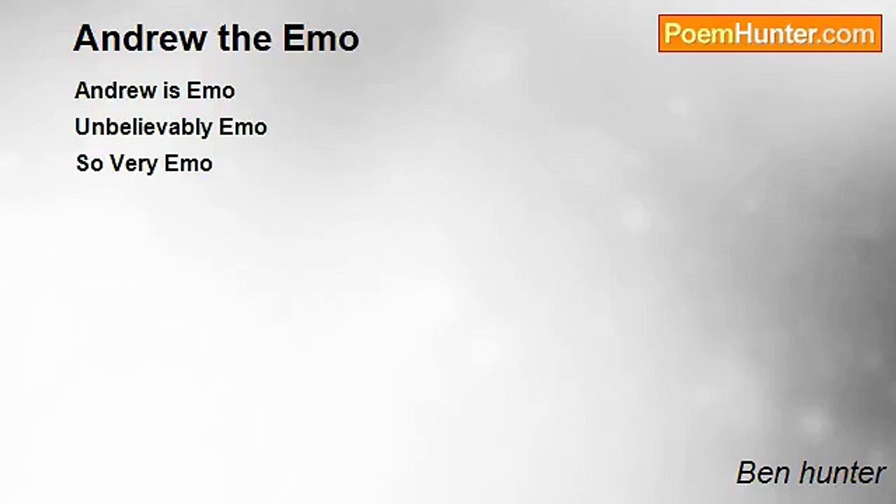 Ben hunter - Andrew the Emo