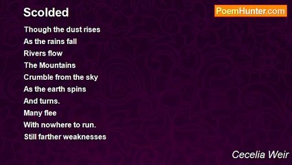 Cecelia Weir - Scolded