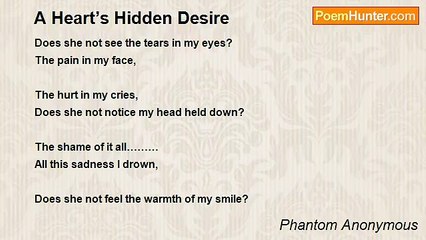 Phantom Anonymous - A Heart’s Hidden Desire