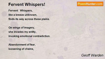 Geoff Warden - Fervent Whispers!