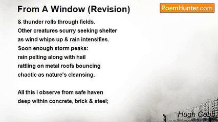 Hugh Cobb - From A Window (Revision)