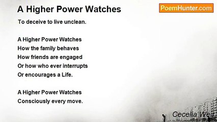 Cecelia Weir - A Higher Power Watches