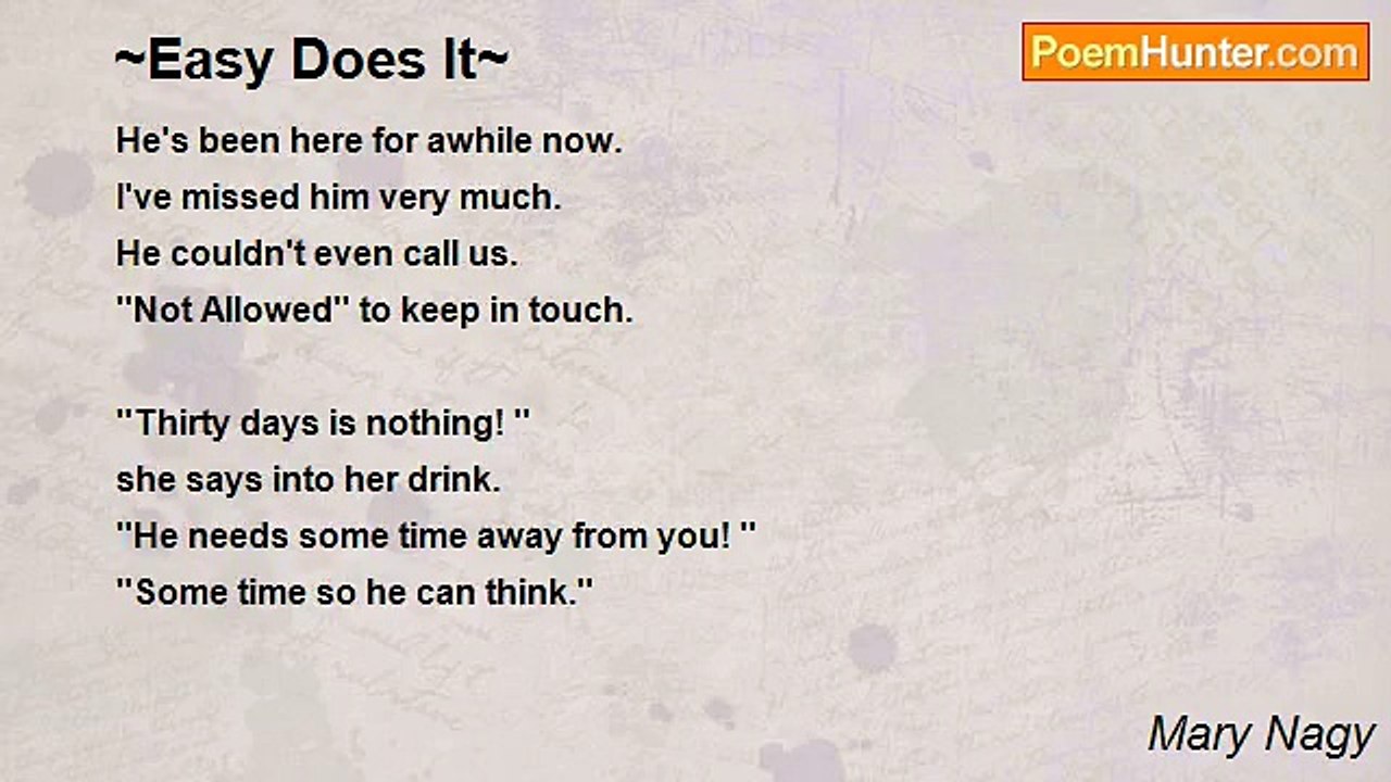 Mary Nagy - ~Easy Does It~