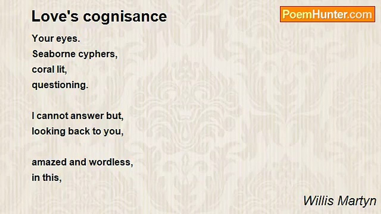 Willis Martyn - Love's cognisance