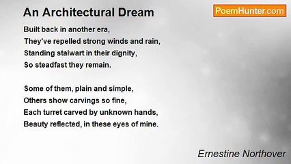 Ernestine Northover - An Architectural Dream