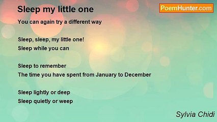 Sylvia Chidi - Sleep my little one