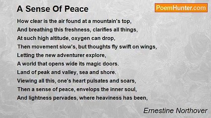 Ernestine Northover - A Sense Of Peace