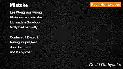 David Darbyshire - Mistake