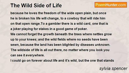 sylvia spencer - The Wild Side of Life