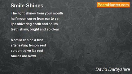 David Darbyshire - Smile Shines
