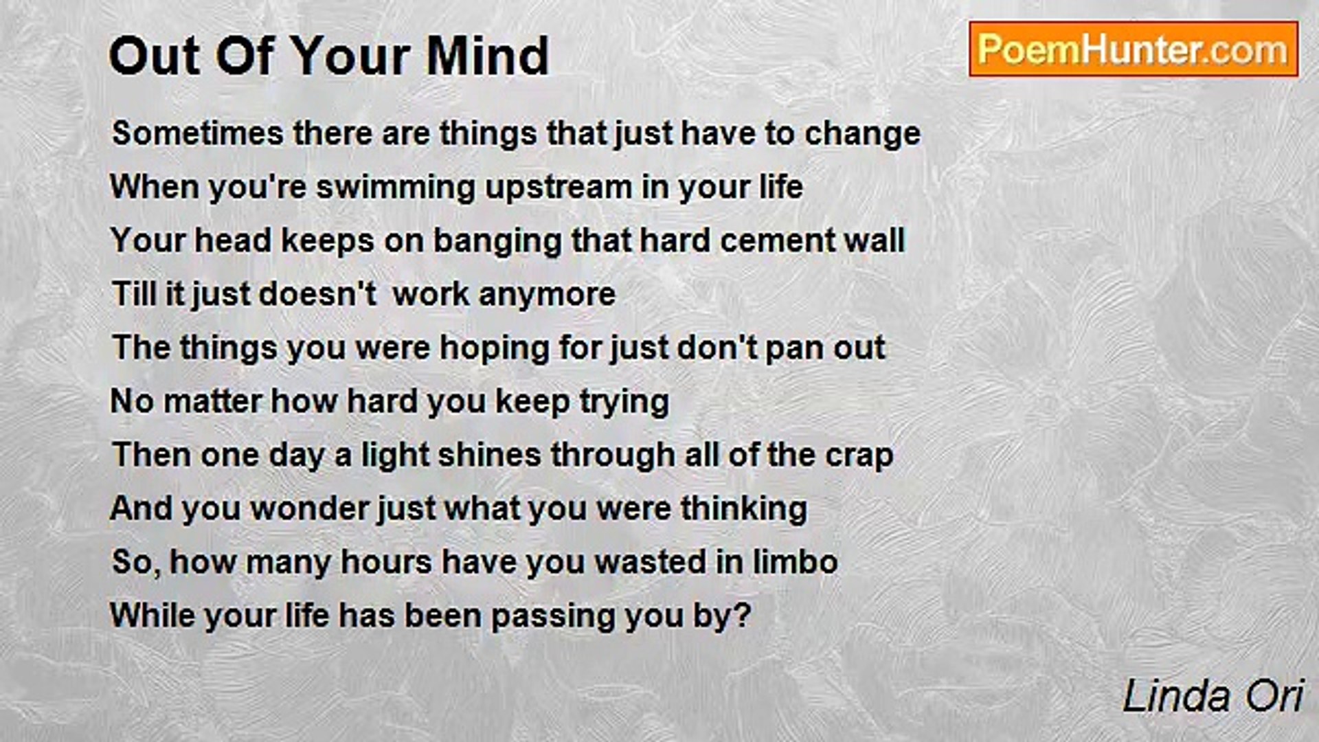 ⁣Linda Ori - Out Of Your Mind