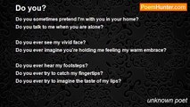 unknown poet - Do you?