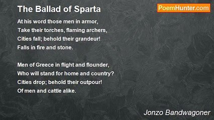 Jonzo Bandwagoner - The Ballad of Sparta