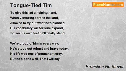 Ernestine Northover - Tongue-Tied Tim