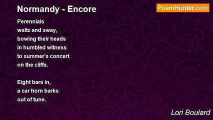Lori Boulard - Normandy - Encore