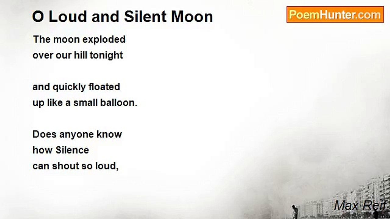 Max Reif - O Loud and Silent Moon