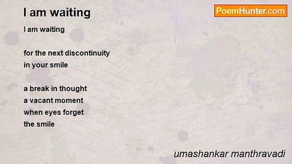 umashankar manthravadi - I am waiting