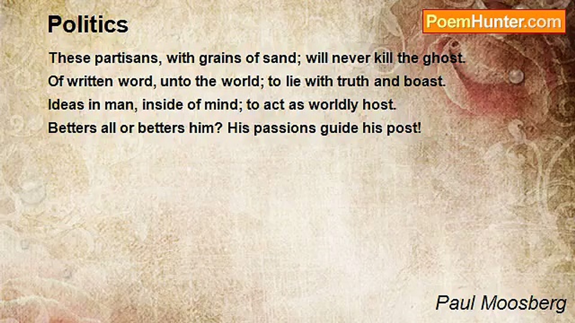 ⁣Paul Moosberg - Politics