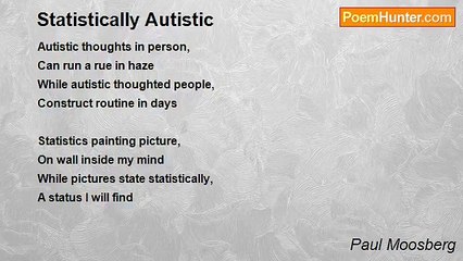 Paul Moosberg - Statistically Autistic
