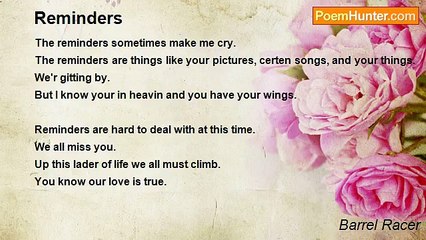 Barrel Racer - Reminders