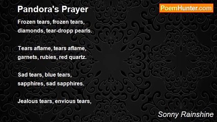 Sonny Rainshine - Pandora's Prayer