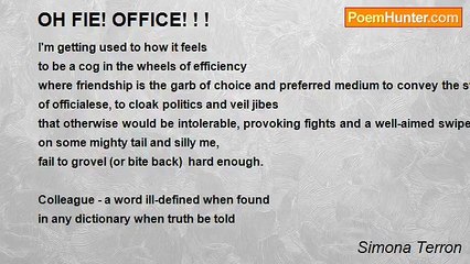 Simona Terron - OH FIE! OFFICE! ! !