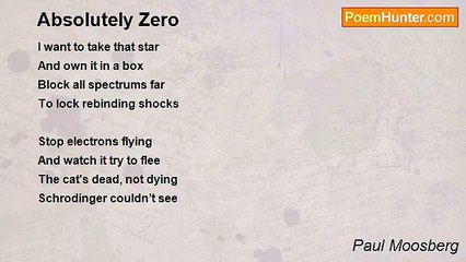 Paul Moosberg - Absolutely Zero