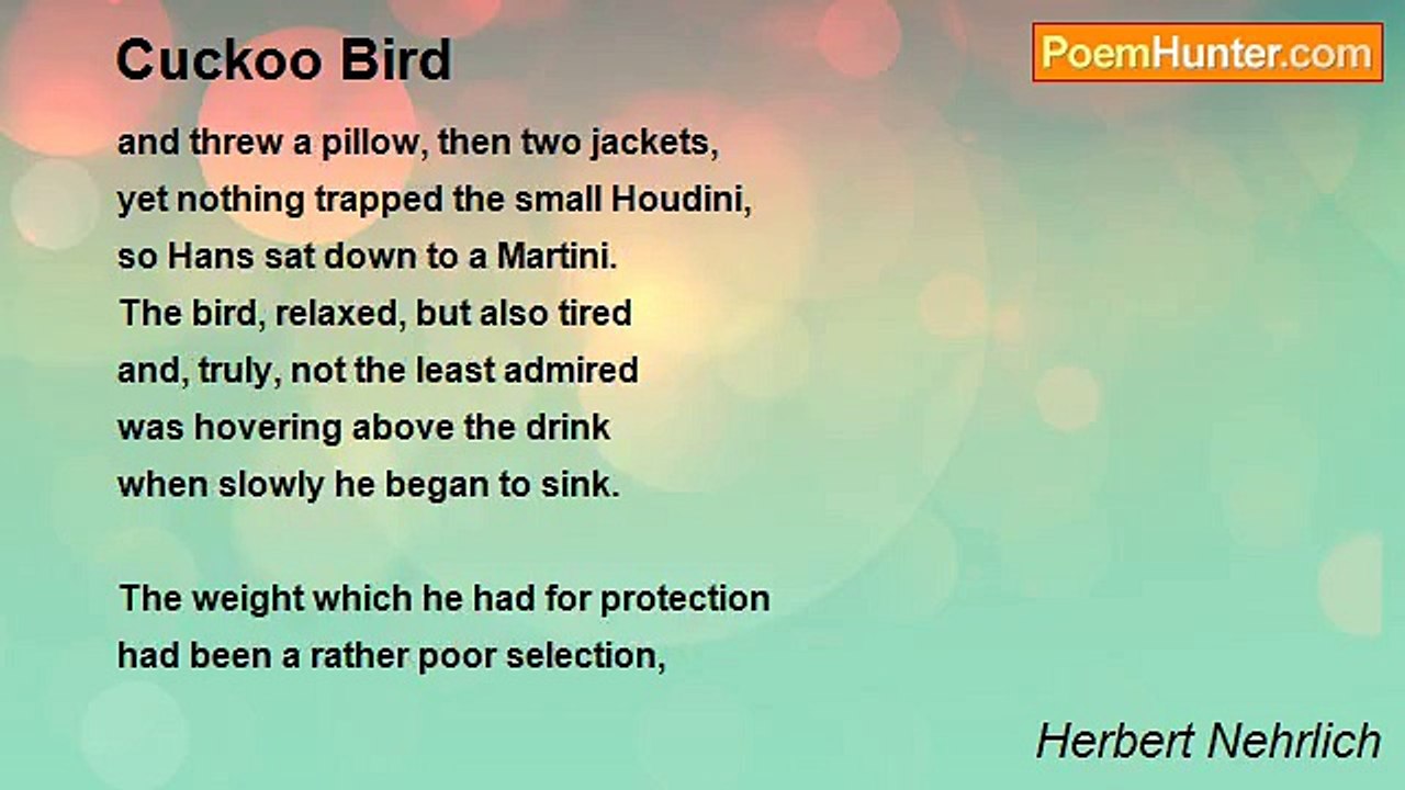 Herbert Nehrlich - Cuckoo Bird