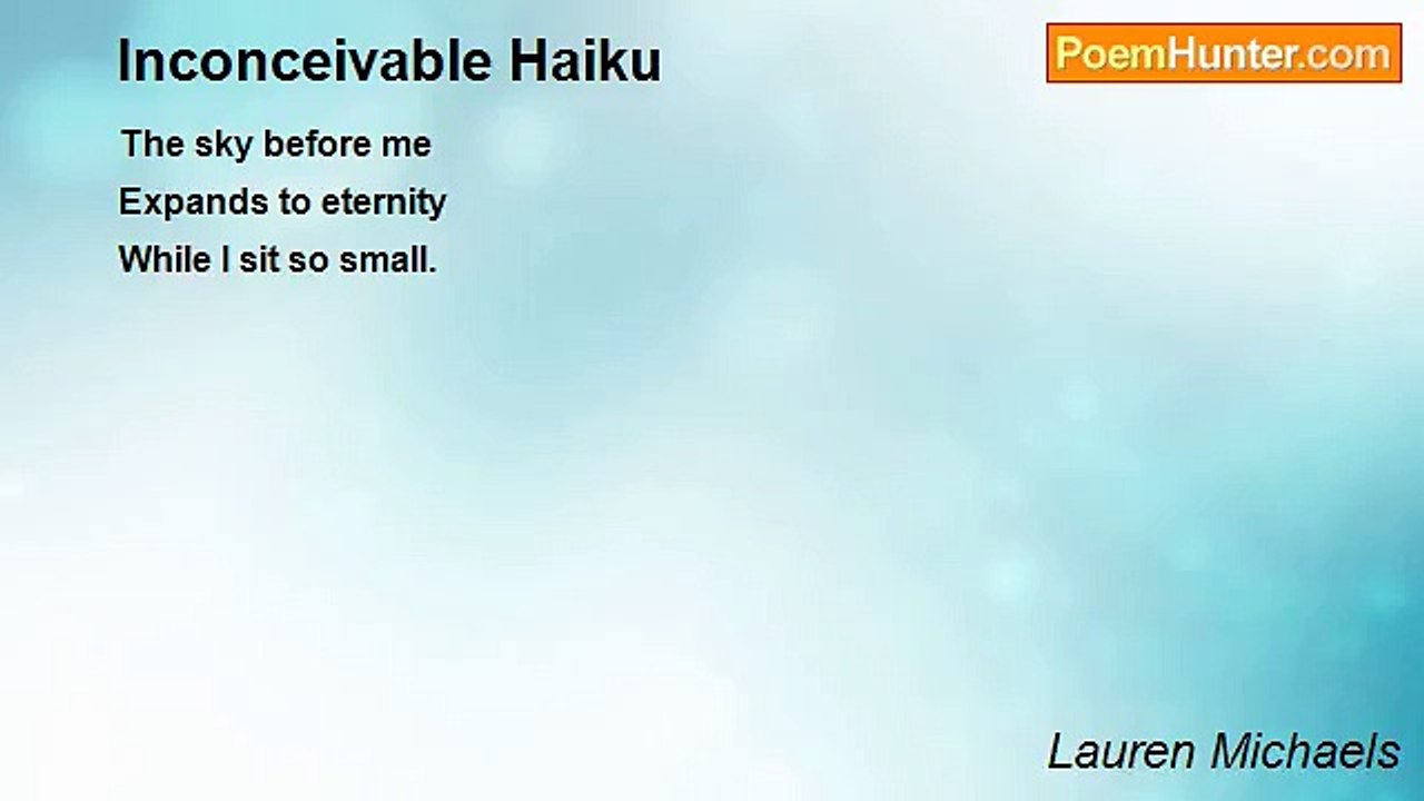 Lauren Michaels - Inconceivable Haiku