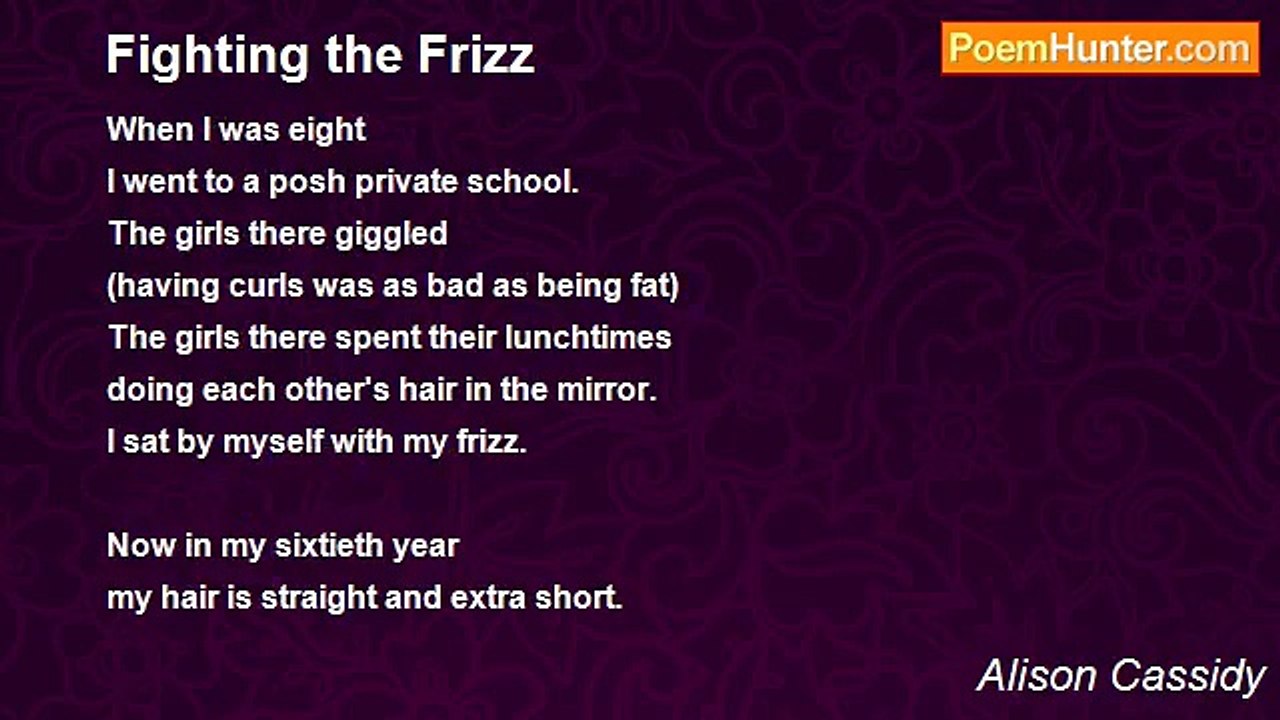 Alison Cassidy - Fighting the Frizz