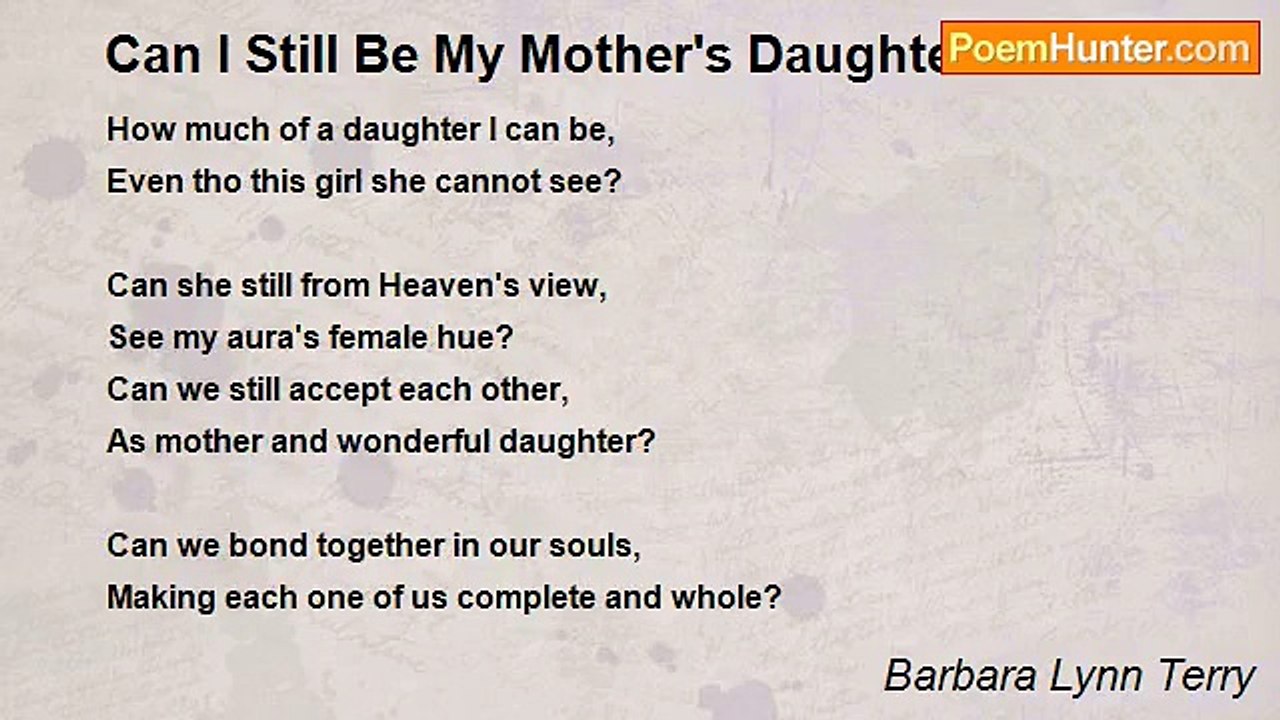 Barbara Lynn Terry - Can I Still Be My Mother's...