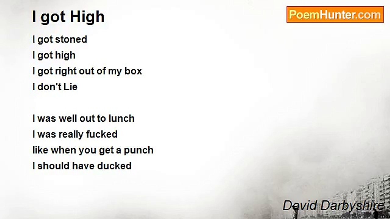 David Darbyshire - I got High