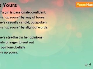 s./j. goldner - Up Yours