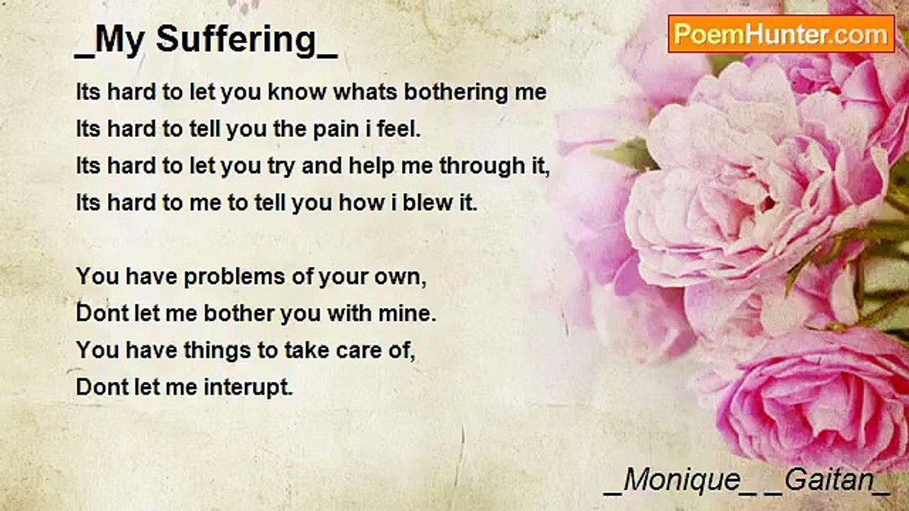 _Monique_ _Gaitan_ - _My Suffering_