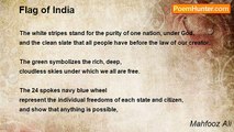 Mahfooz Ali - Flag of India