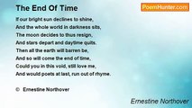 Ernestine Northover - The End Of Time